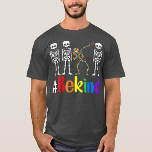 Be kind autism awareness women men Funny Dabbing s T-Shirt