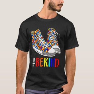 Be Kind Autism Awareness Women Men Puzzle Shoes Au T-Shirt