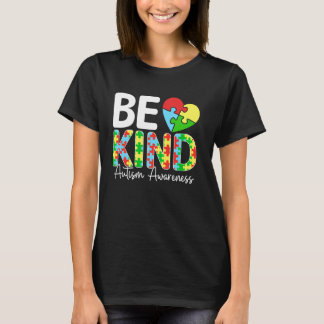 Be Kind Autism Awareness Youth Men Boys Kids Women T-Shirt