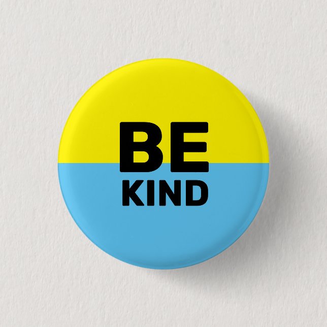 Be Kind | Badge 1 Inch Round Button (Front)