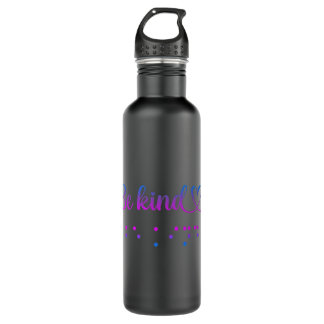 Be Kind Blind Awareness braille Premium   710 Ml Water Bottle