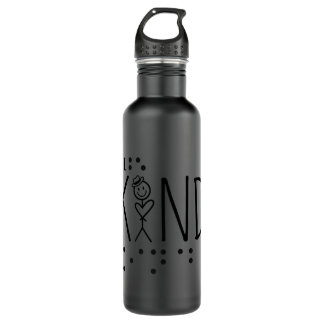 Be Kind Blind Awareness braille Premium 710 Ml Water Bottle
