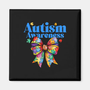 Be Kind Bow Autism Awareness Autism Support Love  Magnet
