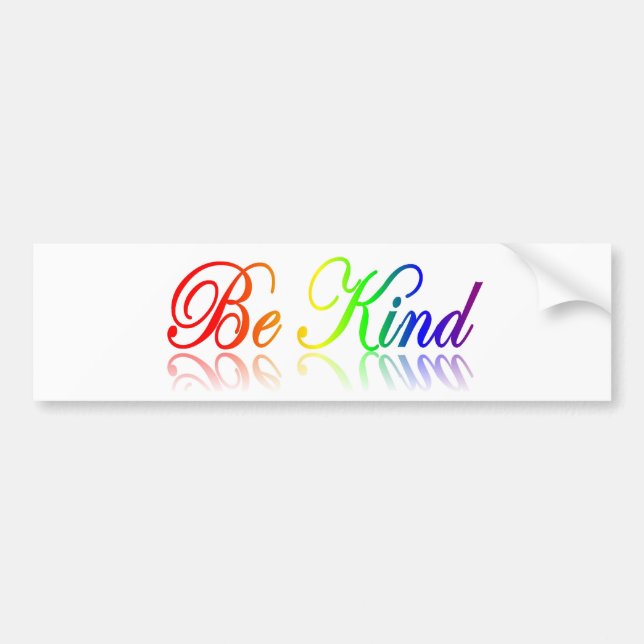 Be Kind Bumper Sticker (Front)