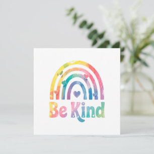 Be Kind Colourful Rainbow – Inspirational Positive