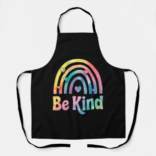Be Kind Colourful Rainbow – Inspirational Positive Apron