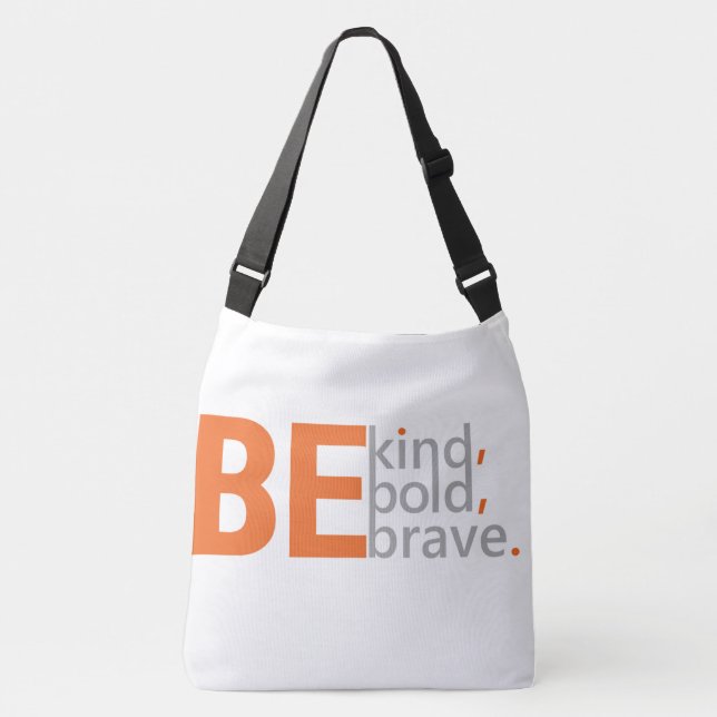 Be Kind  Crossbody Bag (Front)