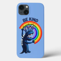 Be Kind - Cute Character Rainbow Positive Message
