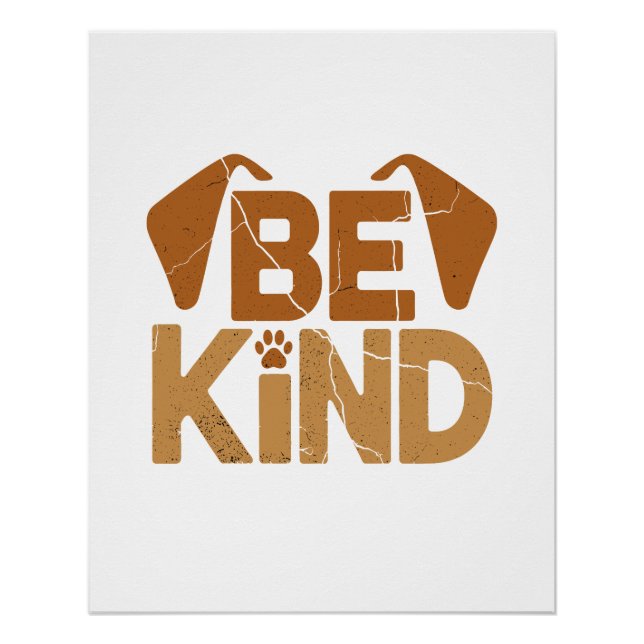 Be Kind - Dog Lover Poster (Front)