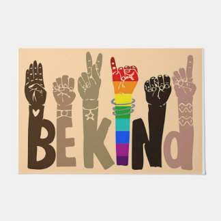 Be Kind Doormat, Lovely Colourful Mat