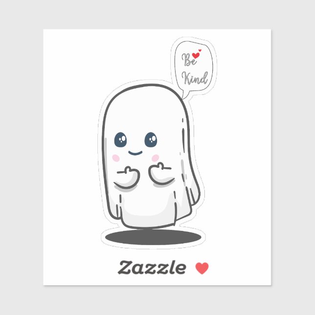 Be Kind fantost, autocollant Ghost Clipart (Feuille)