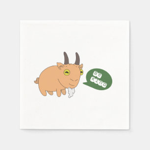 Be kind Goat Napkin