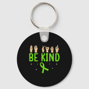Be Kind Hand Sign Language Asl Mental Health Aware Keychain