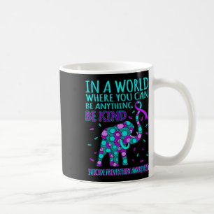 Be Kind Happy Suicide Prevention Awareness Support Coffee Mug