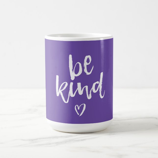 Be Kind Heart Coffee Mug (Center)