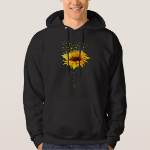 Be Kind Hippie Sunflower I Love You Deaf ASL Sign  Hoodie