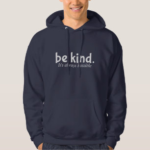 Be Kind Hooded Jumper Hoodie