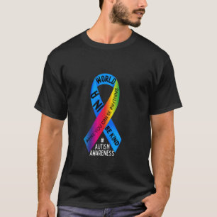 Be Kind In a World Where You Anything Autism Mom M T-Shirt