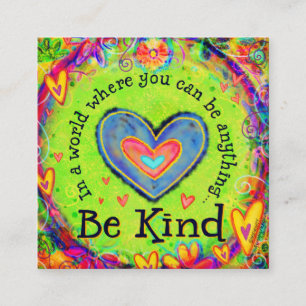 “Be Kind ” Inspirivity kindness cards