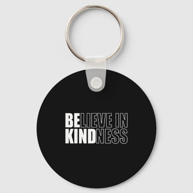 Be Kind Insrational Kindness Motivational Quote Si Keychain (Front)