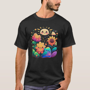 Be Kind Kindnes For Women Kids Men Cute Flowers Fl T-Shirt
