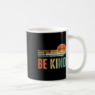 Be Kind Kindness Autism Peace Sign Tie Dye Spread Coffee Mug