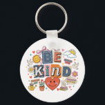 Be Kind - Kindness Matters Keychain<br><div class="desc">Be kind because kindness matters</div>