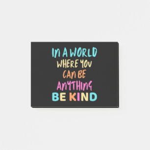 Be Kind Kindness Post-it Notes