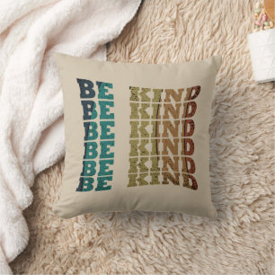 Be kind kindness throw pillow