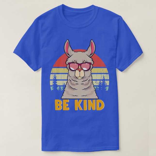 Be Kind Llama Choose Kindness AntiBullying Student T-Shirt (Design Front)