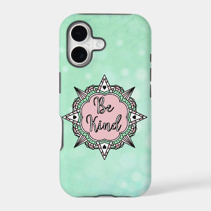 Be Kind   Mint Green and Pink 