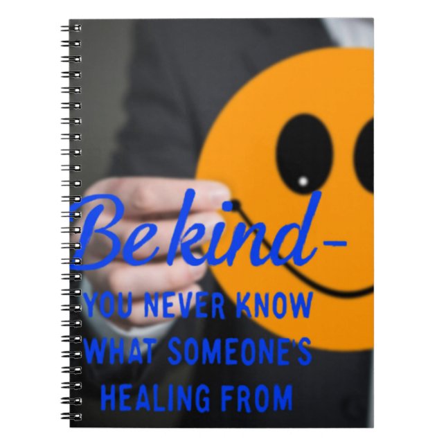 Be Kind Motivational Quote Notebook – Show Compass (Front)