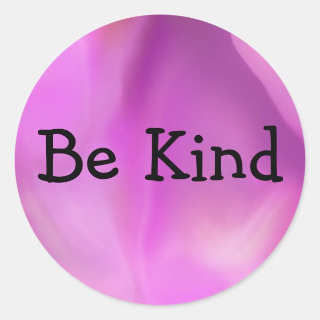 Be Kind Motivational stickers (Front)