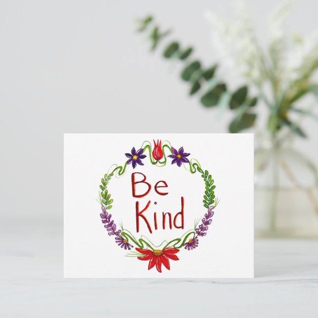 Be Kind Postcard (Standing Front)