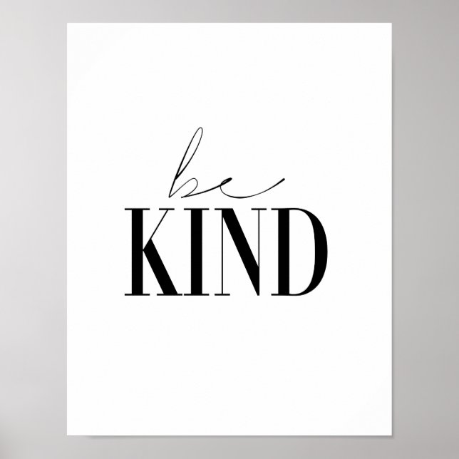 Be Kind Poster (Front)