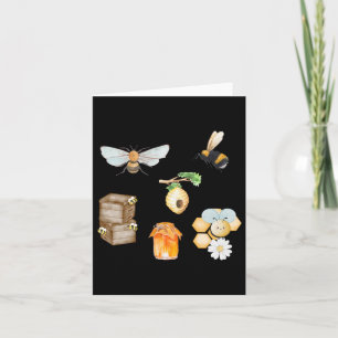 Be Kind Quote And Cute Bee Lover Gift Pack Sticker Card