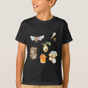 Be Kind Quote And Cute Bee Lover Gift Pack Sticker T-Shirt