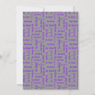 Be Kind Quote Kindness Motivational Inspirational Thank You Card