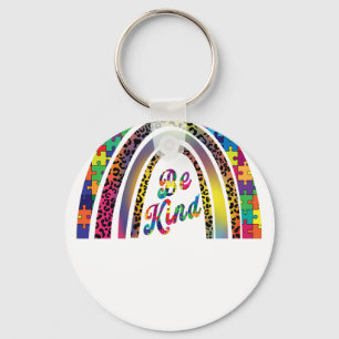be kind rainbo keychain
