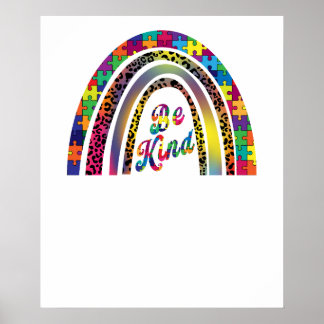 be kind rainbo poster