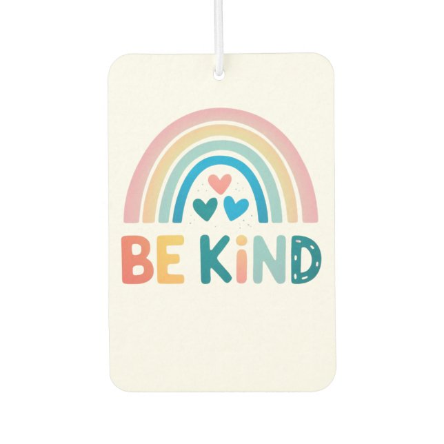  Be Kind Rainbow Air Freshener (Front)