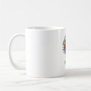 Be Kind Rainbow Flower Vintage Engraving Shirt_1 Coffee Mug