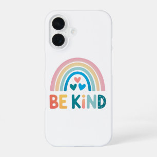 Be Kind Rainbow iPhone 16 Case