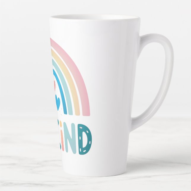  Be Kind Rainbow Latte Mug (Right)