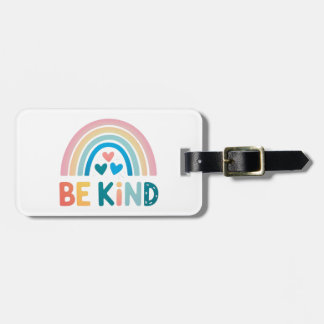 Be Kind Rainbow Luggage Tag