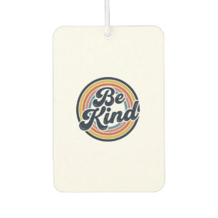 Be Kind Retro Rainbow Vintage Shirt Design_1 Air Freshener