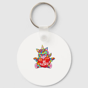 Be Kind Shirt Autism Awareness Gift Kid Girl Toddl Keychain