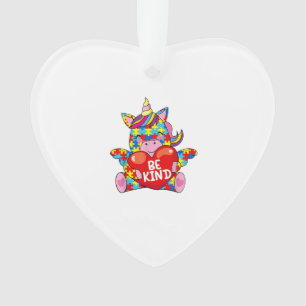 Be Kind Shirt Autism Awareness Gift Kid Girl Toddl Ornament