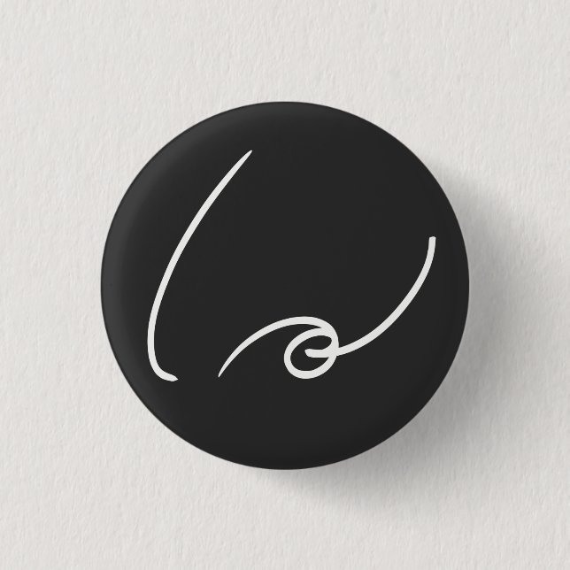 Be Kind Shorthand 1 Inch Round Button (Front)