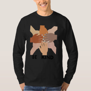 Be Kind Sign Language Hand Talking Teachers Interp T-Shirt